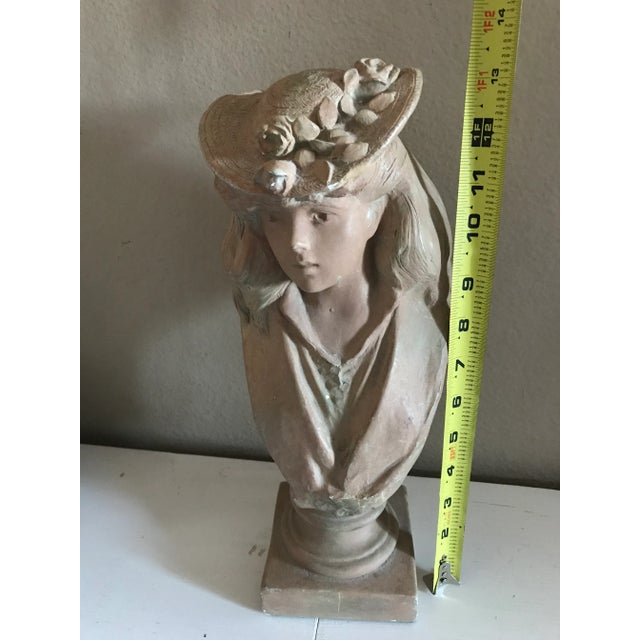 1991 Alva Studio Victorian Woman Sculpture For Sale - Image 9 of 13