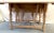 Vintage Solid Wood Farmhouse Style Drop Leaf Dining Table For Sale - Image 4 of 12