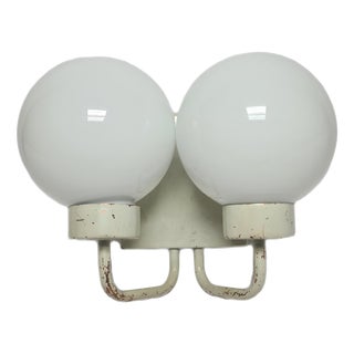 Two-Armed Wall Lamp from Elmet Zabrze, 1970s For Sale