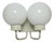 Two-Armed Wall Lamp from Elmet Zabrze, 1970s For Sale