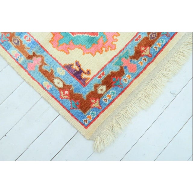 1960s Vintage Turkish Handknotted Runner Rug - 36"x96" For Sale - Image 10 of 12