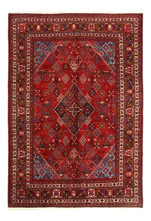 Red Persian Vintage Joshegan Rug 8'8'' X 12'4''