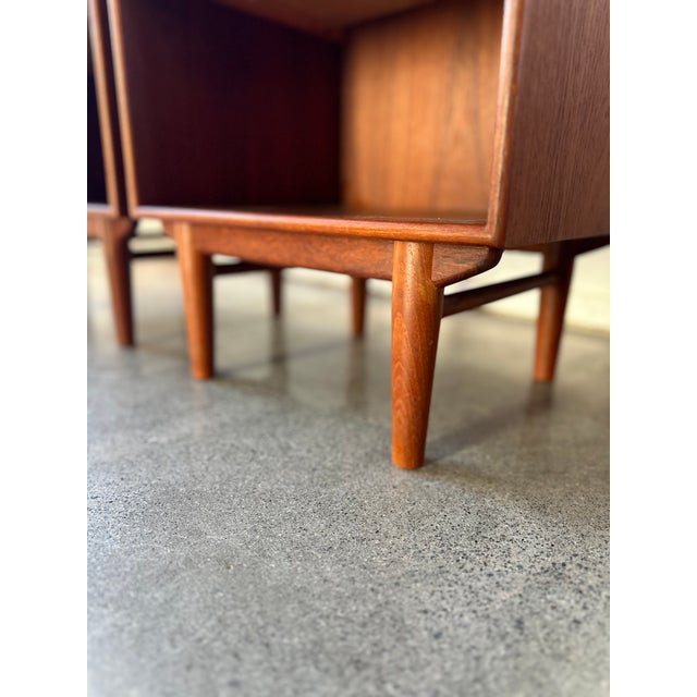 1960s Borge Mogensen for Povl Dinesen Mid Century Pair of Nightstands For Sale - Image 17 of 18