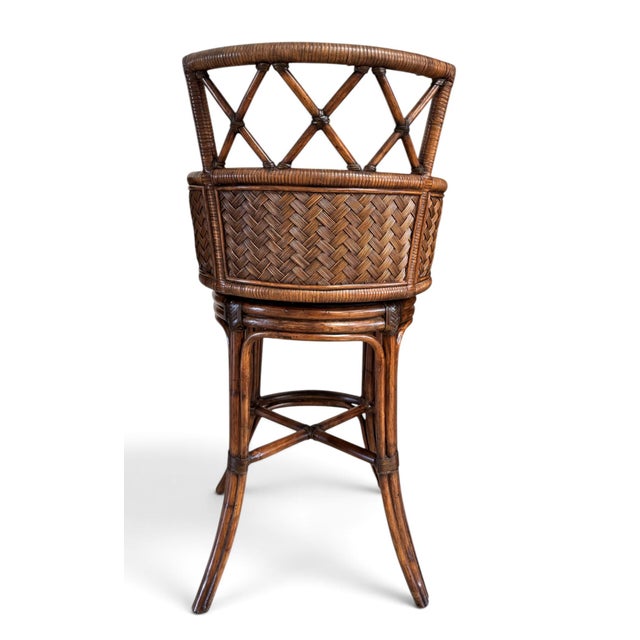 Lexington Tommy Bahama Bali Hai Kamala Bay Swivel Bar Stools, a Pair For Sale - Image 10 of 18