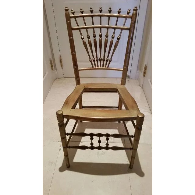This lovely Victorian chair was obtained in 1976 from the now closed Lit Brothers Flagship Department Store in...
