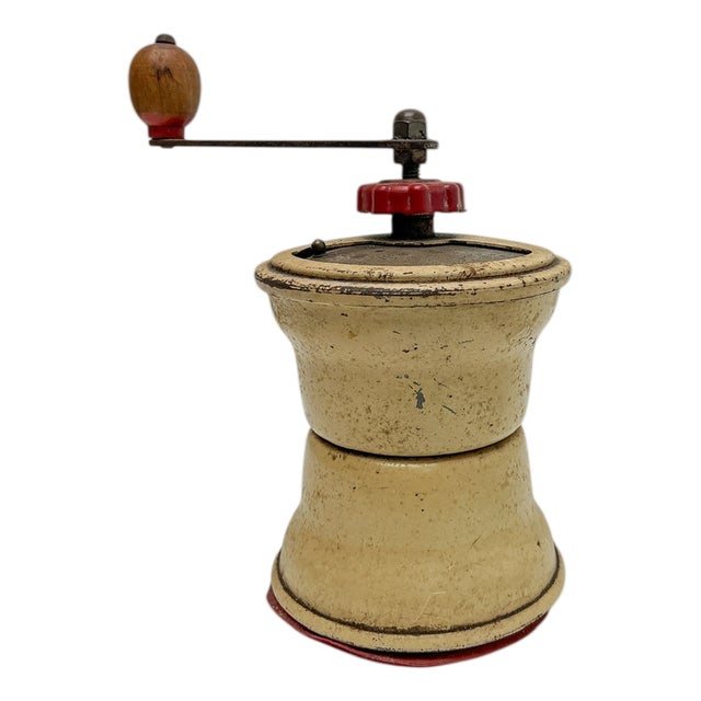 Mid-Century Modern Coffee Grinder in Metal from Diabolo, 1950s For Sale