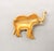 Vintage 1960s Signed Jomaz Goldtone Enamel Elephant Brooch For Sale In Philadelphia - Image 6 of 7