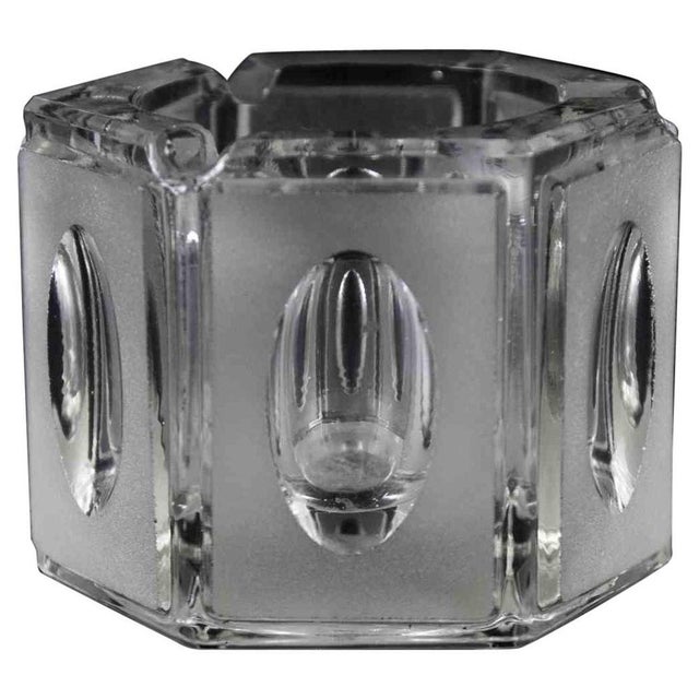 1970s Vintage Italian Art Glass Ashtray with Geometric Design, 1970s For Sale - Image 5 of 5