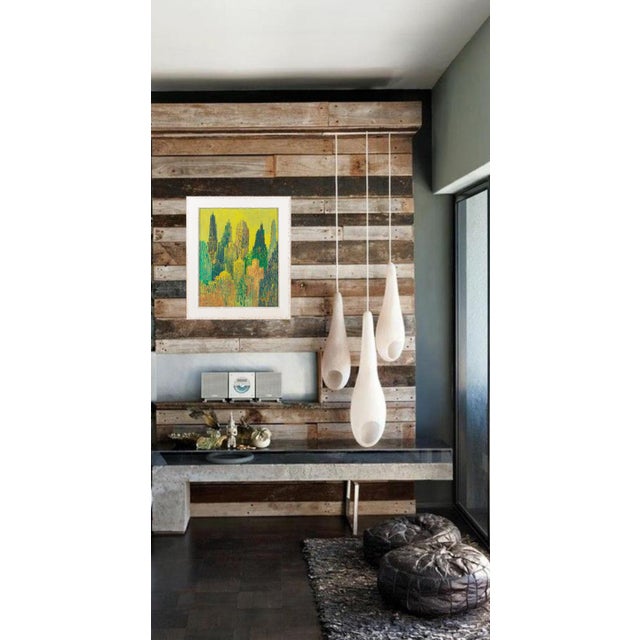 Pointillism Skyscrapers Cityscape Oil on Canvas Painting by Le Boreux For Sale - Image 16 of 17