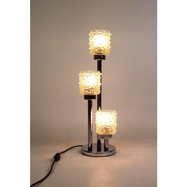 1970s Vintage Glass Table Lamp, 1970s For Sale - Image 5 of 7