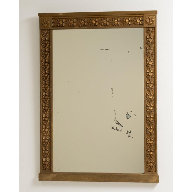 19th Century France Gold Wood Mirror For Sale - Image 4 of 9