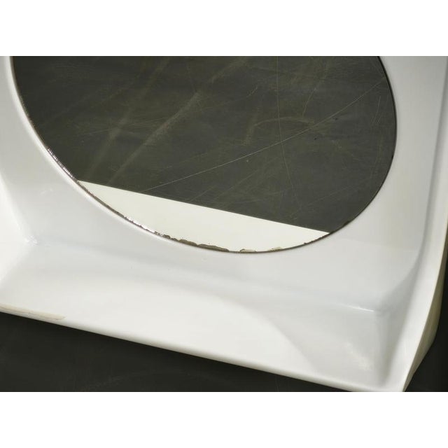 Glass Space Age Italian Terry Plastic Mirrors, 1970s, Set of 2 For Sale - Image 7 of 12