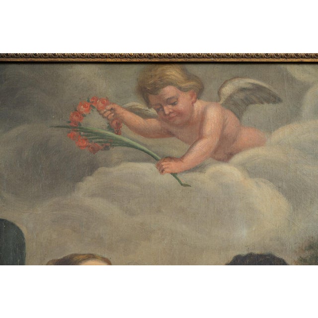 The Martyrdom of Saint Apollonia, 18th Century, Oil on Canvas For Sale - Image 4 of 6