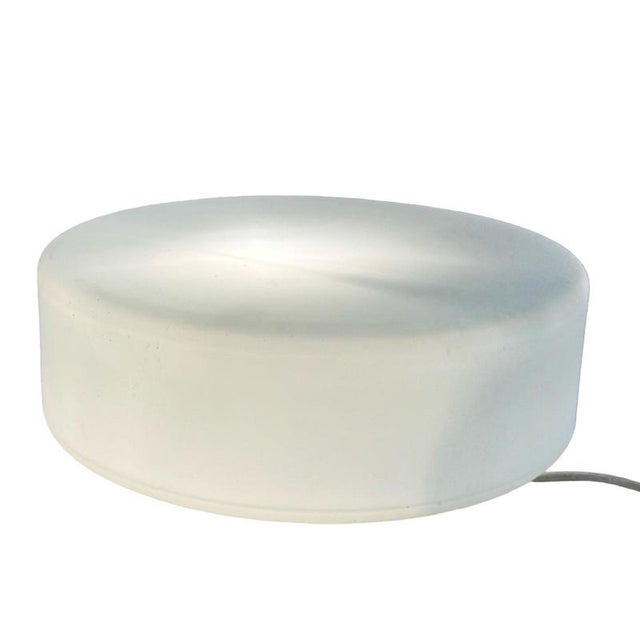 Vintage ceiling mounted lamp by RZB Italy. Can also be used as a wall lamp / wall sconce. Metal base and glass shade. Very...