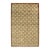 Beige Rust Geometric Lattice Hand-Knotted Wool Rug 6x9 For Sale