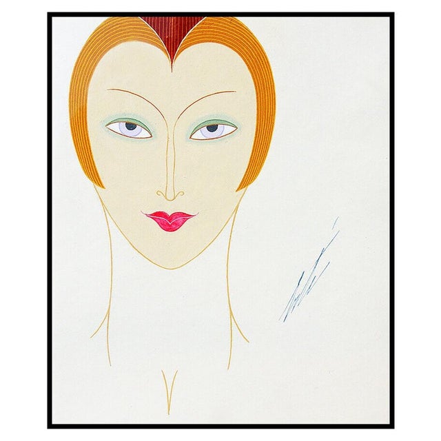 Art Deco Early 20th Century Tete de Mannequin, Erté For Sale - Image 3 of 5