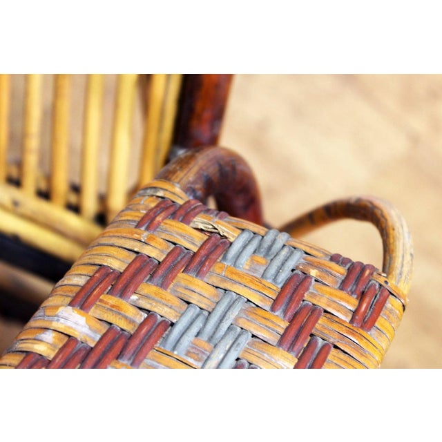 Rattan Lounge Chair by Erich Dieckman, 1930s For Sale - Image 13 of 18