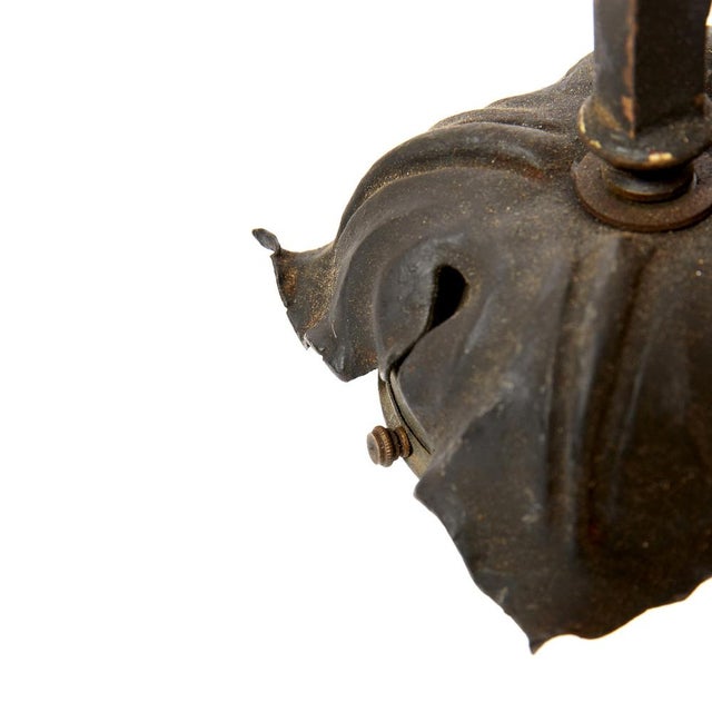 Wrought Iron Chandelier, 1890s For Sale - Image 5 of 7