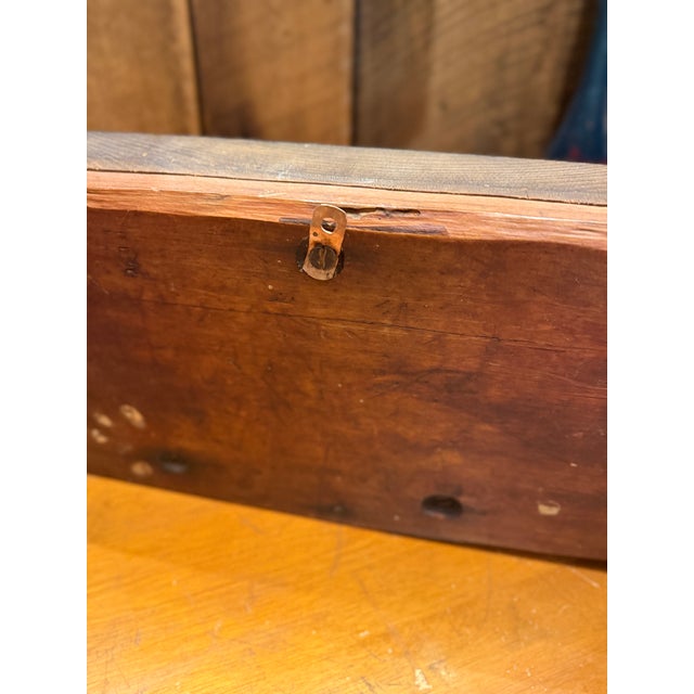 Wood Antique Wooden Sugar Mold With Three Deep Heart Carvings For Sale - Image 7 of 10