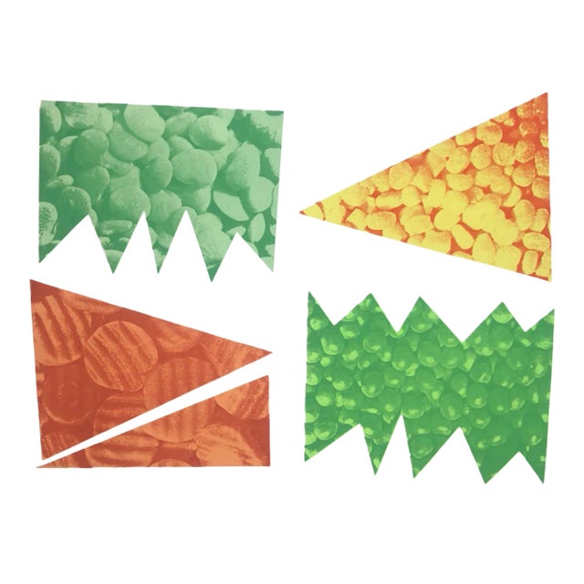 1976 Roger Benedetti Fear of Vegetables Pop Art Serigraph For Sale