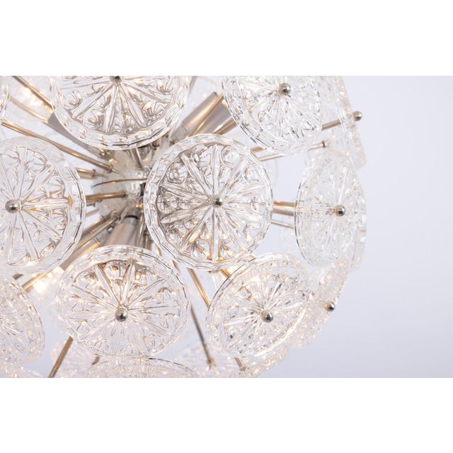 Floral Chrome Sputnik Chandelier, Germany, 1960s For Sale - Image 3 of 15