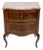 Baroque Style Chest of Drawers with Marble Top and Walnut, 1800s For Sale