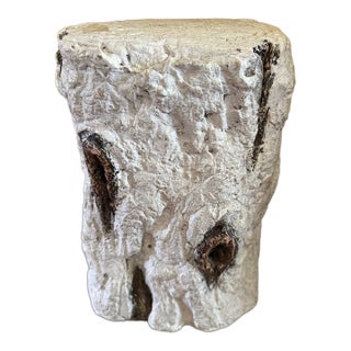 Original Faux Bois Stool For Sale