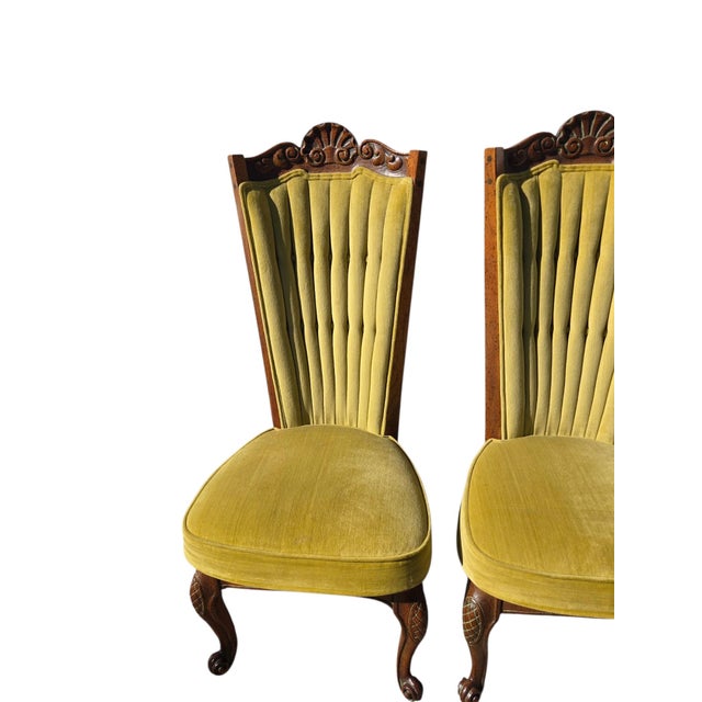 1970s 2 Enkeboll La Condesa Oak High Back Spindle Side Chairs Spanish Mediterranean For Sale In Philadelphia - Image 6 of 15