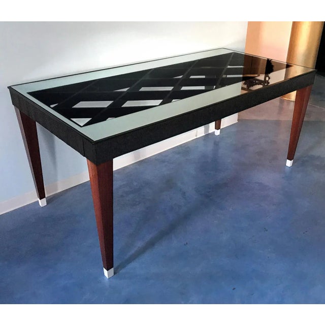 Mid-Century Italian Rosewood Dining Table, 1950s For Sale - Image 6 of 14