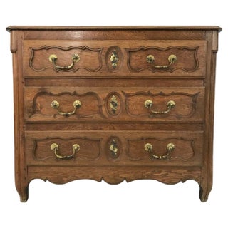 18th Century Louis XV Chest of Drawers in Light Oak, 1750s For Sale