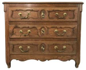 18th Century Louis XV Chest of Drawers in Light Oak, 1750s