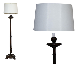 Scottish Victorian Floor Lamp in Oak