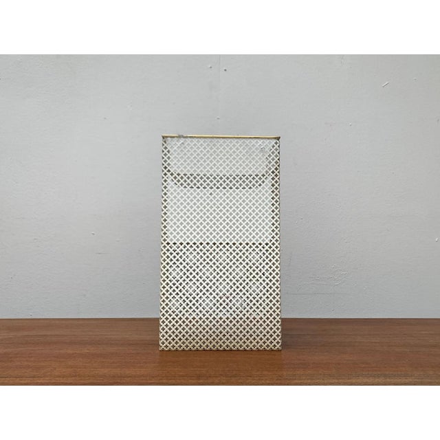 Mid-Century Perforated Metal Shelf, 1950s For Sale - Image 13 of 18
