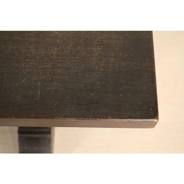 Frattino Style Solid Teak Table Dining Table, 1950s For Sale - Image 4 of 9