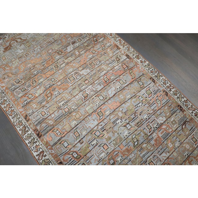 An early 20th-century Persian Malayer Rug with beautiful light green and peach tones Details rug no. j3850 size 3' 9" x 6'...