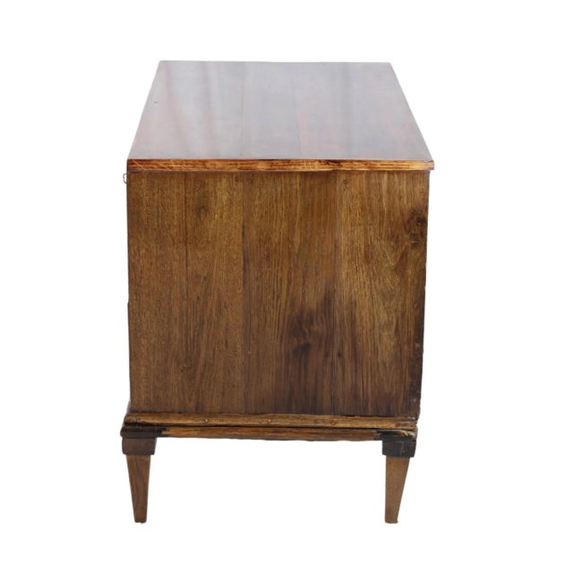 Louis XVI Oak Two Drawer Commode For Sale - Image 4 of 10