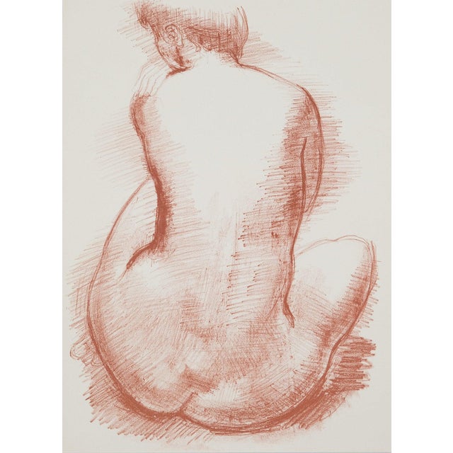 Antoniucci Volti, Nu de dos (Nude), Lithograph For Sale