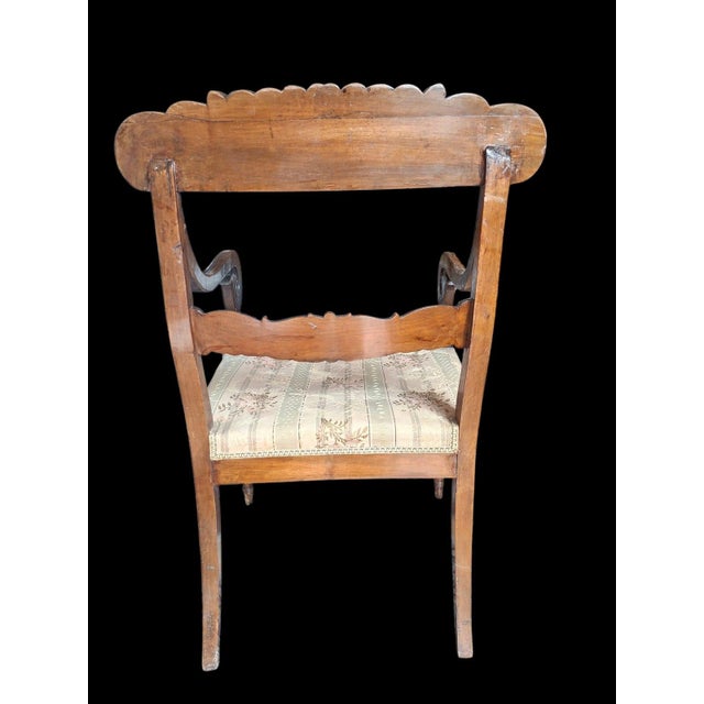 Charles X Style Armchairs in Wood, Early 1900s, Set of 2 For Sale - Image 4 of 18
