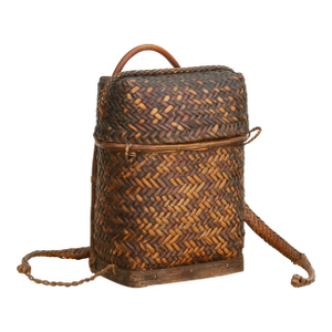Antique Handwoven Cordillera Basket Backpack