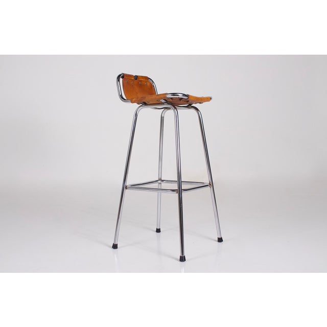 Vintage Leather Bar Stool, 1970s For Sale - Image 14 of 14