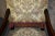 Antique Carved Oak Armchair 1920s Tudor Style High Back Fringe Stretcher Base For Sale - Image 9 of 13