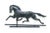 Metal Antique American Large Gilt Copper Horse Weathervane For Sale - Image 7 of 13