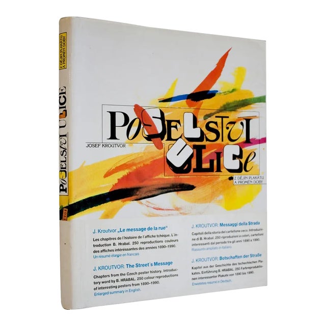 1991 Josef Kroutvor 'Poster: Josef Kroutvor' Multicolor Book For Sale