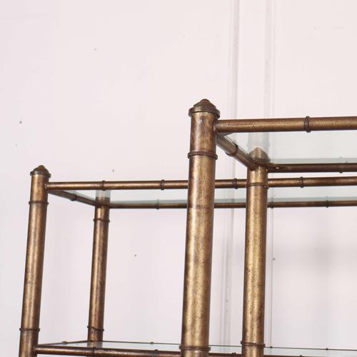 Scottish Faux Bamboo Shelves, 1960s, Set of 2 For Sale - Image 3 of 8
