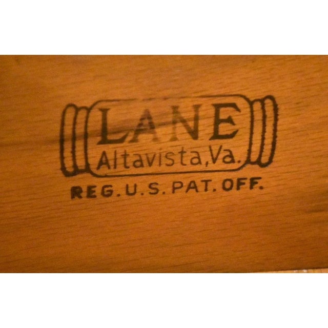 Refinished Lane Perception Walnut Dresser For Sale - Image 9 of 11