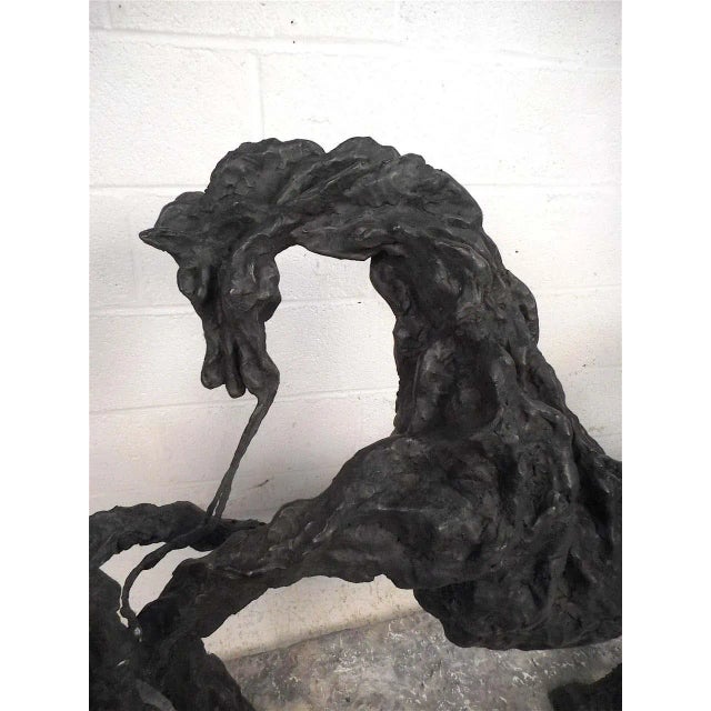 Abstract Sculpture of Horse on a Lead by Julio Aguilera For Sale In New York - Image 6 of 12