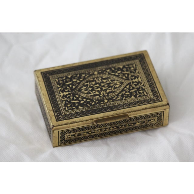 Gold Jewelry Box, France, 1970s For Sale - Image 10 of 10