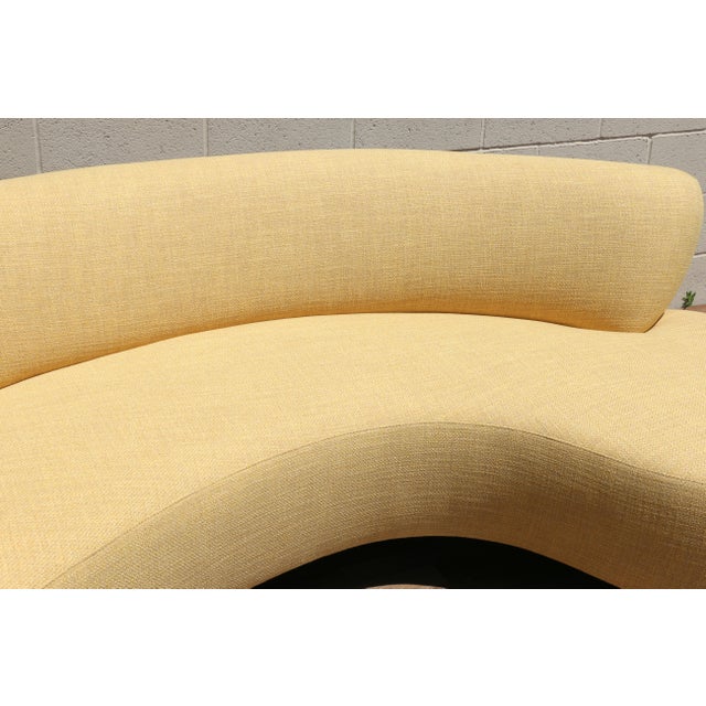 Yellow Mid-Century Modern “Cloud” Sofa Vladimir Kagan Style, Circa 1970s For Sale - Image 8 of 18