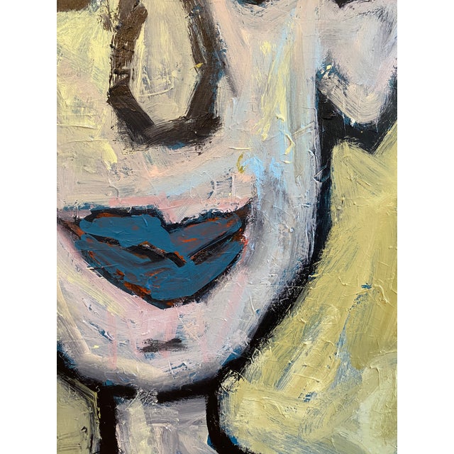 Paint Sarah Trundle, Contemporary Abstract Figure Painting, "Friends Like These" For Sale - Image 7 of 7