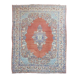 Room Size Antique Persian Sarouk Rug - 8' x 10' For Sale